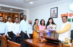 अखिल भारतीय सेवाओं में चयनित युवाओं से मिले मुख्यमंत्री विष्णु देव साय