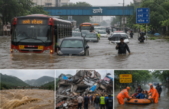 महाराष्ट्र में बारिश का कहर: 62 की मौत, नदियां उफान पर, तटीय इलाकों में रेड अलर्ट जारी