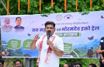 उप मुख्यमंत्री ने भोरमदेव में इको-ट्रेल और वन महोत्सव का किया शुभारंभ