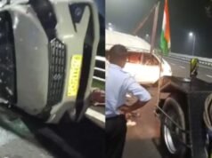 बदायूं में भीषण हादसा: गंगा एक्सप्रेसवे पर कुत्ता सामने आने से पलटी कार