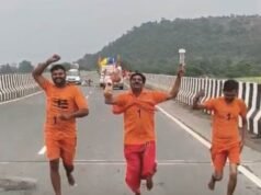 सीताराम डाक कांवड़ यात्रा: रामेश्वरम से इंदौर तक 2100 किलोमीटर दौड़ते हुए करेंगे सफर