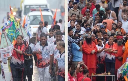 मंत्री रेखा आर्या ने उठाई कांवड़, 2036 में भारत को ओलंपिक की मेजबानी मिलने की कामना