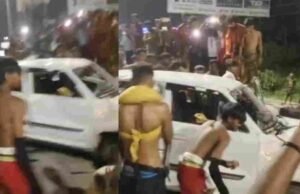 रुड़की: कांवड़ खंडित होने पर यात्रियों का फूटा गुस्सा, कार में कर दी तोड़फोड़