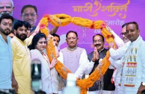 नारी शक्ति के आगे बढ़ने से परिवार, समाज और देश भी आगे बढ़ता है : मुख्यमंत्री साय