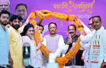 नारी शक्ति के आगे बढ़ने से परिवार, समाज और देश भी आगे बढ़ता है : मुख्यमंत्री साय