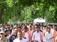 बूढ़ा महादेव से भोरमदेव तक 18 किमी की भव्य पदयात्रा में उमड़ा आस्था का सैलाब