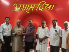 देवदास बंजारे की पुण्य स्मृति में अगासदिया परिसर में सजा पंथी कला का मंच