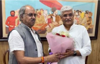 सिरपुर को यूनेस्को विश्व धरोहर का दर्जा दिलाने बृजमोहन अग्रवाल ने केंद्रीय मंत्री से की चर्चा
