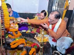 नागपंचमी पर मुख्यमंत्री साय ने फलेश्वरनाथ महादेव मंदिर में की पूजा-अर्चना