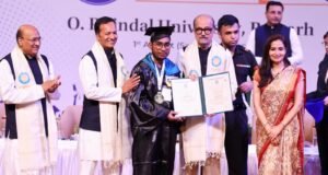 ओ.पी.जिंदल विश्वविद्यालय का छठवां दीक्षांत समारोह संपन्न, 688 विद्यार्थियों को मिली उपाधि