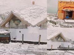 हेमकुंड साहिब में बर्फबारी से कड़ाके की ठंड, कई जिलों में भारी बारिश का रेड-ऑरेंज अलर्ट