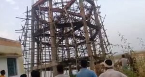 बरेली: पानी में बह गई 3.97 करोड़ की परियोजना, जल जीवन मिशन की टंकी किच्छा नदी में समाई
