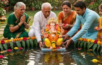 आज 5वें दिन दी जा रही है बप्पा को विदाई