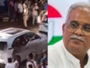 असम में भूपेश बघेल एवं गौरव गोगोई के काफिले पर पथराव