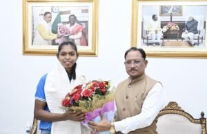 एशियन गेम्स में स्वर्ण जीतने वाली संजू देवी को साय ने दी बधाई, 51 लाख रुपये प्रोत्साहन राशि देने की घोषणा