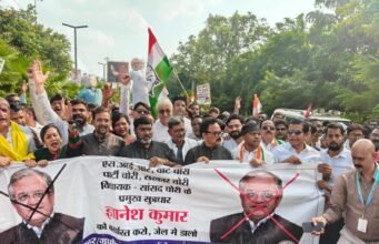 वोटर लिस्ट और SIR को लेकर कांग्रेस का प्रदर्शन, मुख्य चुनाव आयुक्त के खिलाफ लगाए आरोप