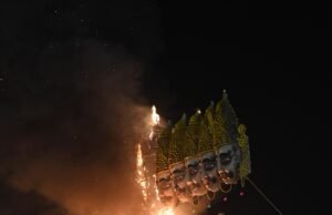 माता कौशल्या की धरती पर भव्य विजय उत्सव, CM विष्णुदेव साय ने किया रावण दहन