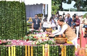 नक्सलवाद के खिलाफ लड़ाई में शहीद जवानों का योगदान अविस्मरणीय : मुख्यमंत्री साय