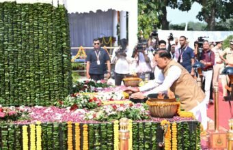नक्सलवाद के खिलाफ लड़ाई में शहीद जवानों का योगदान अविस्मरणीय : मुख्यमंत्री साय