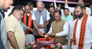 प्रधानमंत्री मोदी के 25 वर्ष के सेवाकाल पर छत्तीसगढ़ में ‘सेवा ज्योति यात्रा’