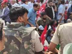 सीजेपी के प्रदर्शन से पहले सख्ती, एयरपोर्ट पर अभिजीत दिपके हिरासत में